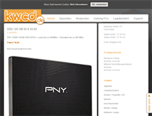 Tablet Screenshot of kwcd.de